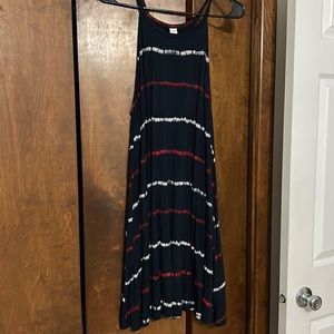 Red, white & blue stretchy dress - Old Navy - Size Medium